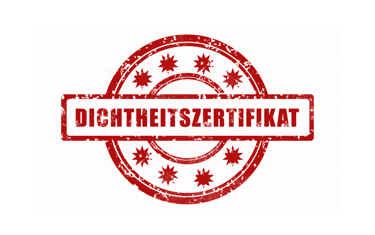 Dichtheitszerifikat